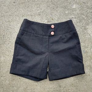 JOHNSON CLOTHING dressy trouser shorts XS 0  2